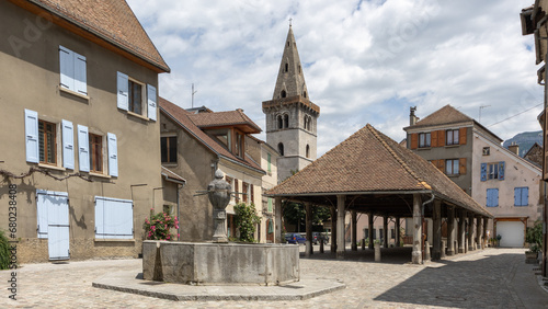 Place de la Halle à Mens