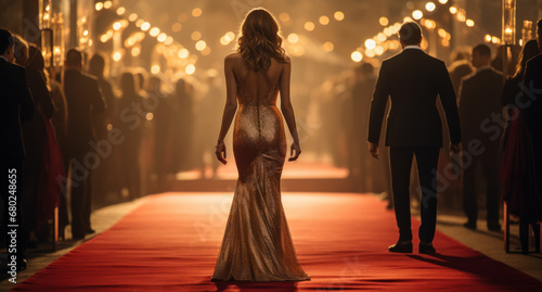 Formality Shines as Individuals Walk the Red Carpet photo
