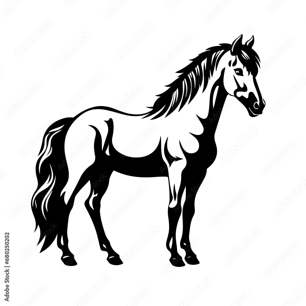 Graceful Horse Vector Illustration Graceful Horse Vector Illustration