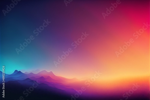 abstract gradient colorful background. Generative AI.