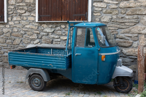 Vintage Three-Wheeled Utility Vehicle