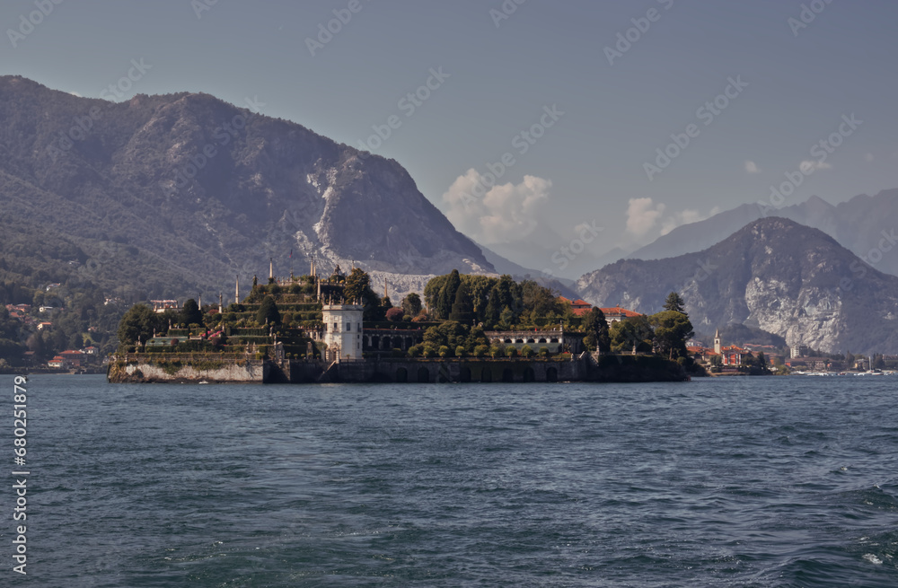 View of Isola Bella on Lake Maggiore.