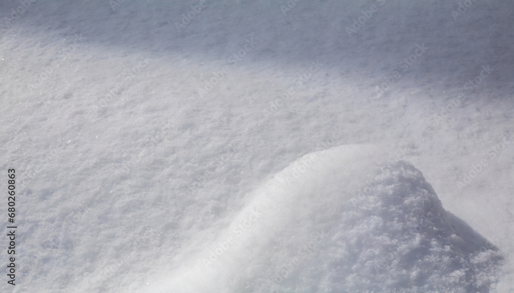 snow texture as background with copy space