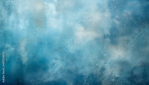 blue grungy wall background