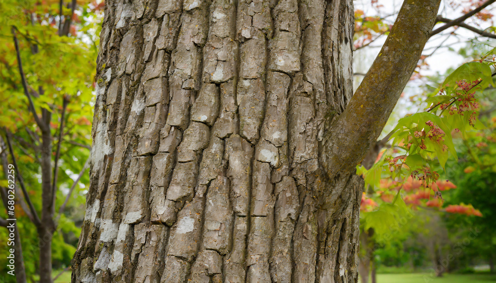 bark of maple tree