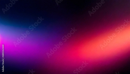 black dark blue purple violet lilac magenta orchid red pink rose orange peach abstract geometric background noise grain color bright light spots flash ray glow metallic neon effect design template