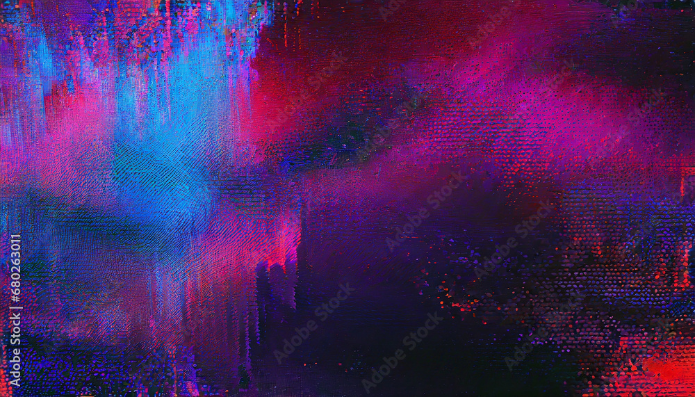 neon glitch texture processing computer art
