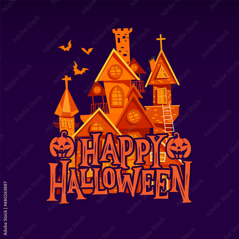 Embrace the spirit of Halloween with this vibrant vector design. From whimsical witches to playful pumpkins, let this artwork bring a touch of spooky delight to your festive projects! 🎃👻