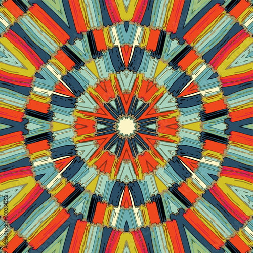 Abstract kaleidoscope background. Beautiful kaleidoscope seamless pattern. Multicolor mosaic texture. Seamless kaleidoscope texture. Unique kaleidoscope design
