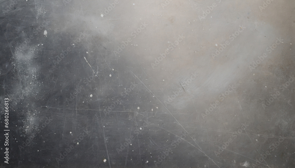 vintage aged abstract background white dust and scratches over gray surface empty space