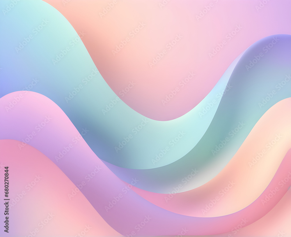 Pastel Serenity: Soft and Gentle Abstract Background with Soothing Gradients and Tranquil Shapes. generative AI Pastel Serenity: Soft and Gentle Abstract Background with Soothing Gradients and Tranquil Shapes. generative AI