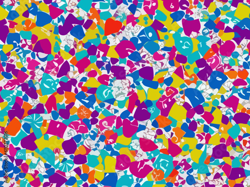 "Vibrant abstract colorful pattern background, captivating illustration design."