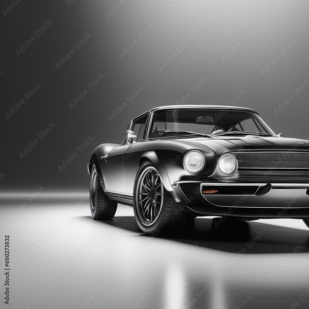 3d rendering of a brand - less car concept car in studio environment 3d rendering of a brand - less car concept car in studio environment 3d rendering of a beautiful vintage car on a dark background