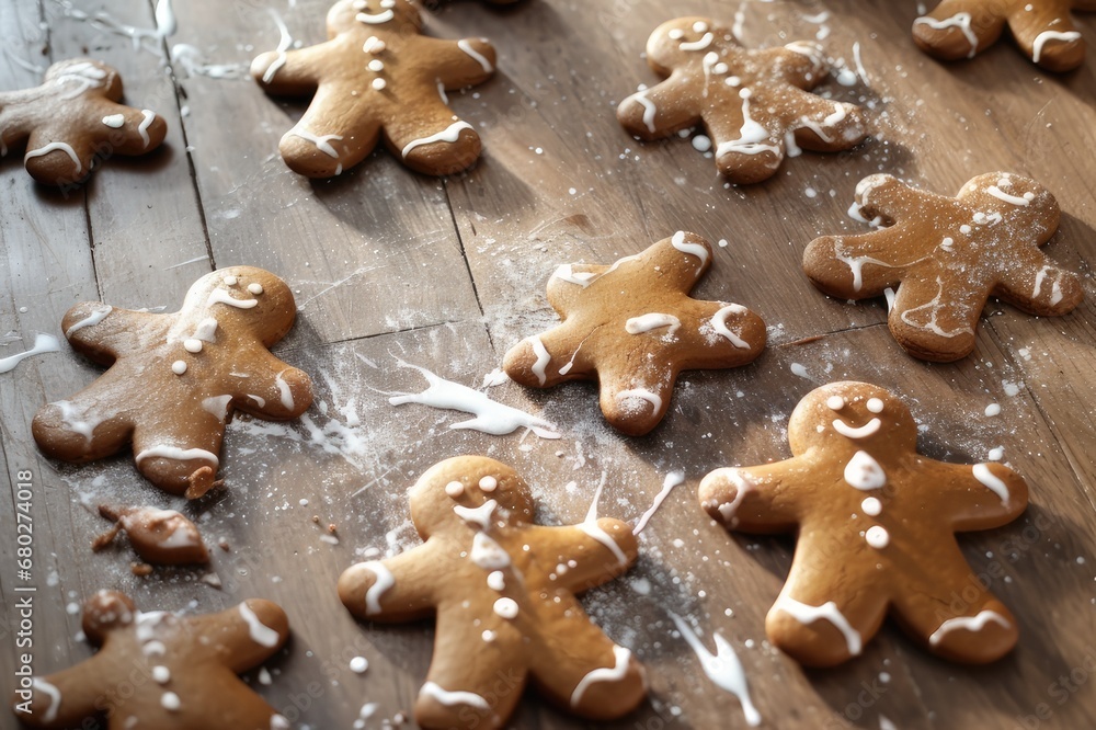 Sweet Holiday Moments: Gingerbread Angels, generative AI Sweet Holiday Moments: Gingerbread Angels, generative AI