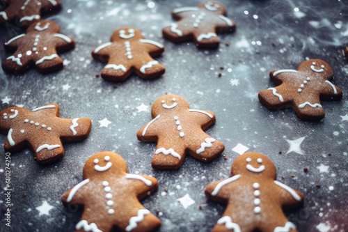 Sweet Holiday Moments: Gingerbread Angels, generative AI