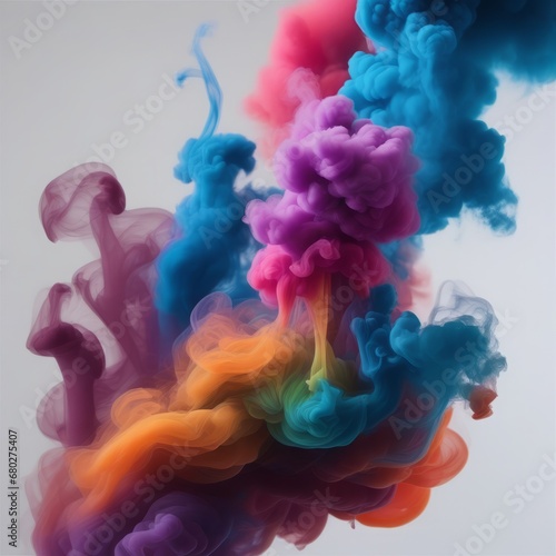 colorful smoke in black background colorful smoke in black background smoke and smoke in a shape of an abstract background