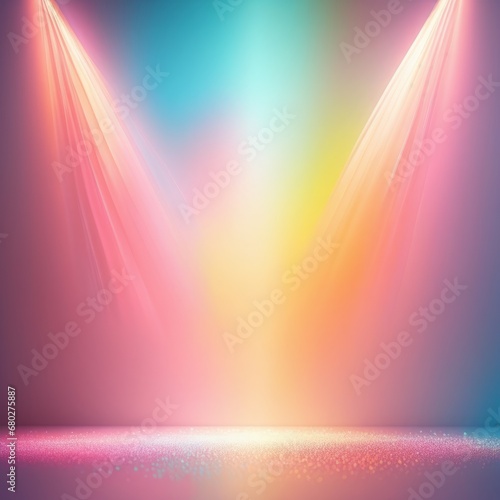 abstract neon glowing background with colorful lights. abstract neon glowing background with colorful lights. abstract background with glowing lines and dots. © Shubham