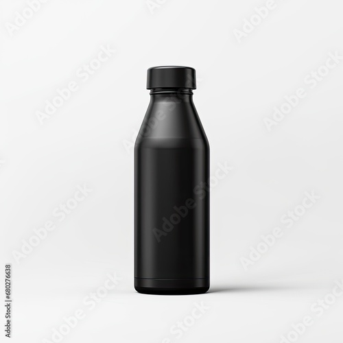 A blank empty bottle for mockup