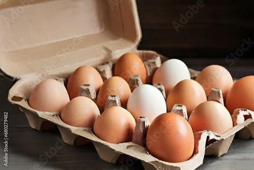 eggs in box