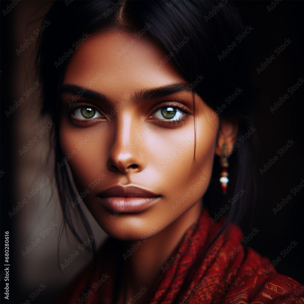 Portrait of a indian woman