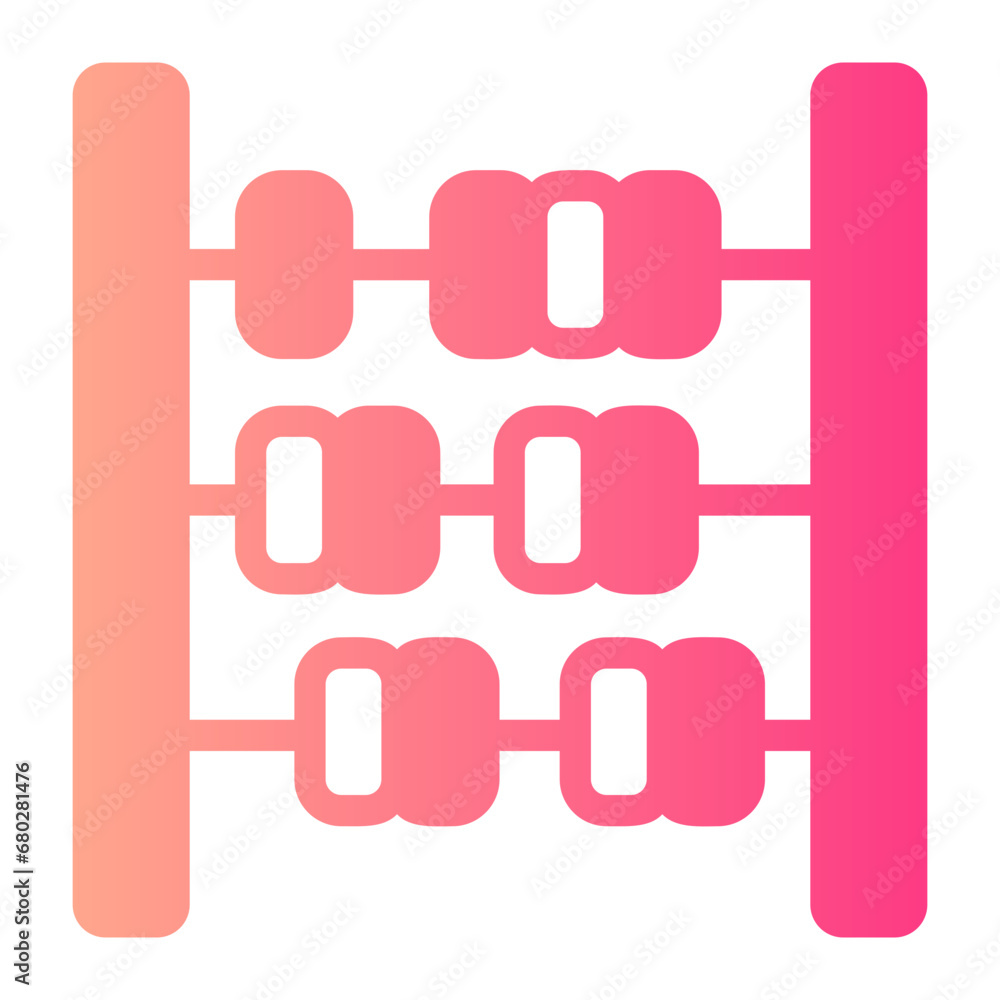 abacus gradient icon abacus gradient icon