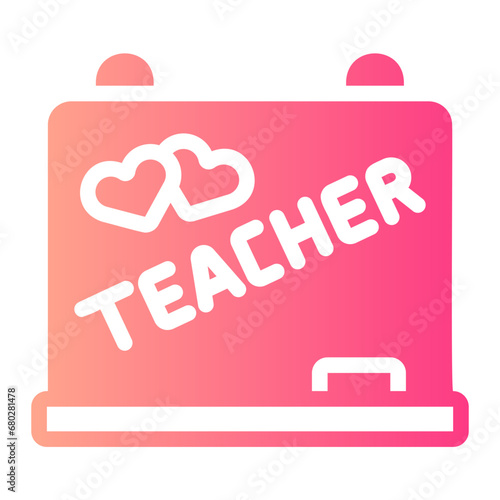 blackboard gradient icon