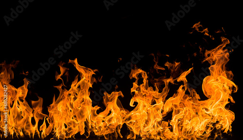Cuadro en lienzo fire flame background banner