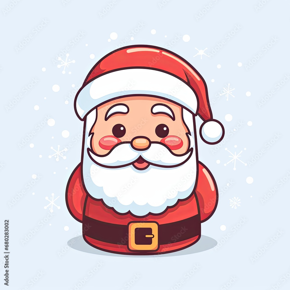 Cheerful Cartoon Santa Claus 4