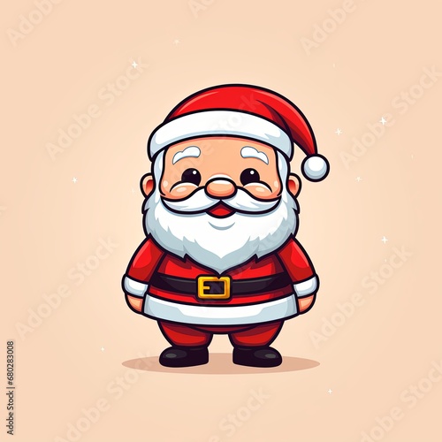 Cheerful Cartoon Santa Claus 9