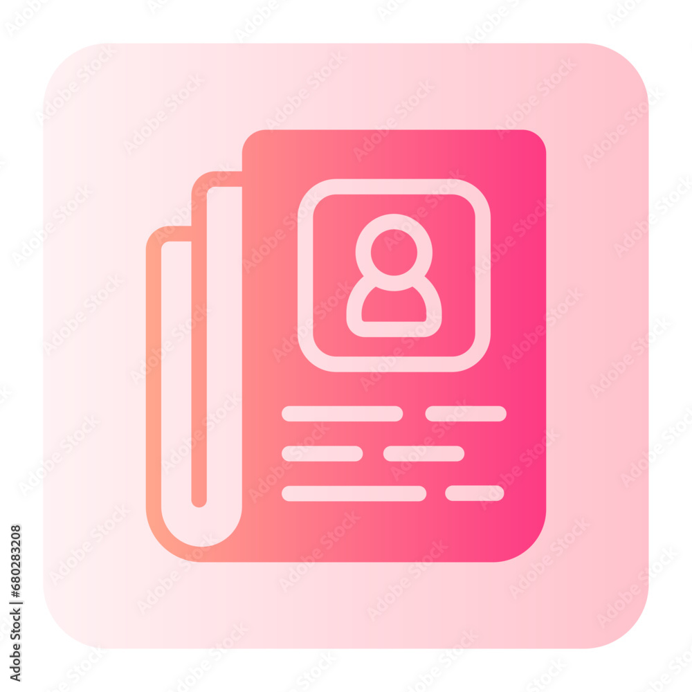 newspaper gradient icon newspaper gradient icon