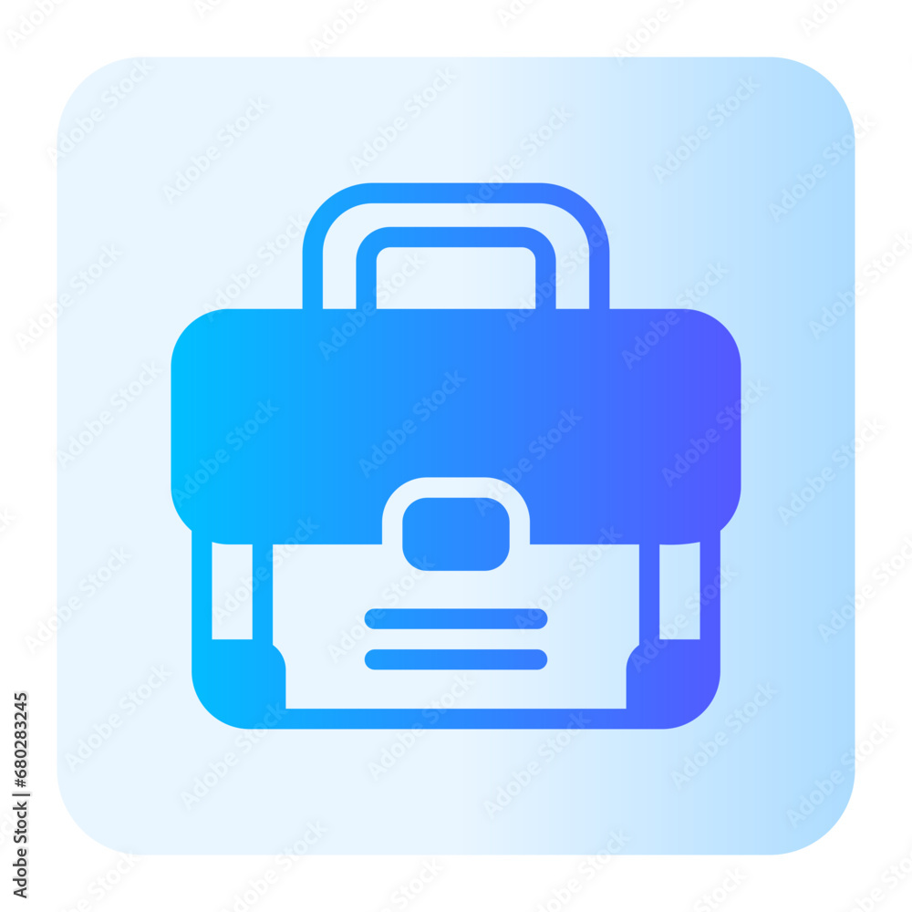 briefcase gradient icon briefcase gradient icon