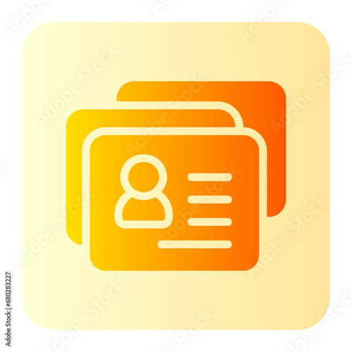 ballot gradient icon