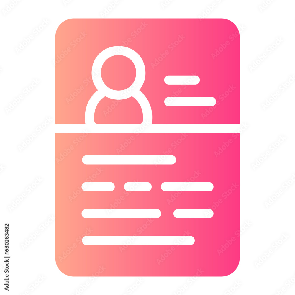 candidate gradient icon candidate gradient icon