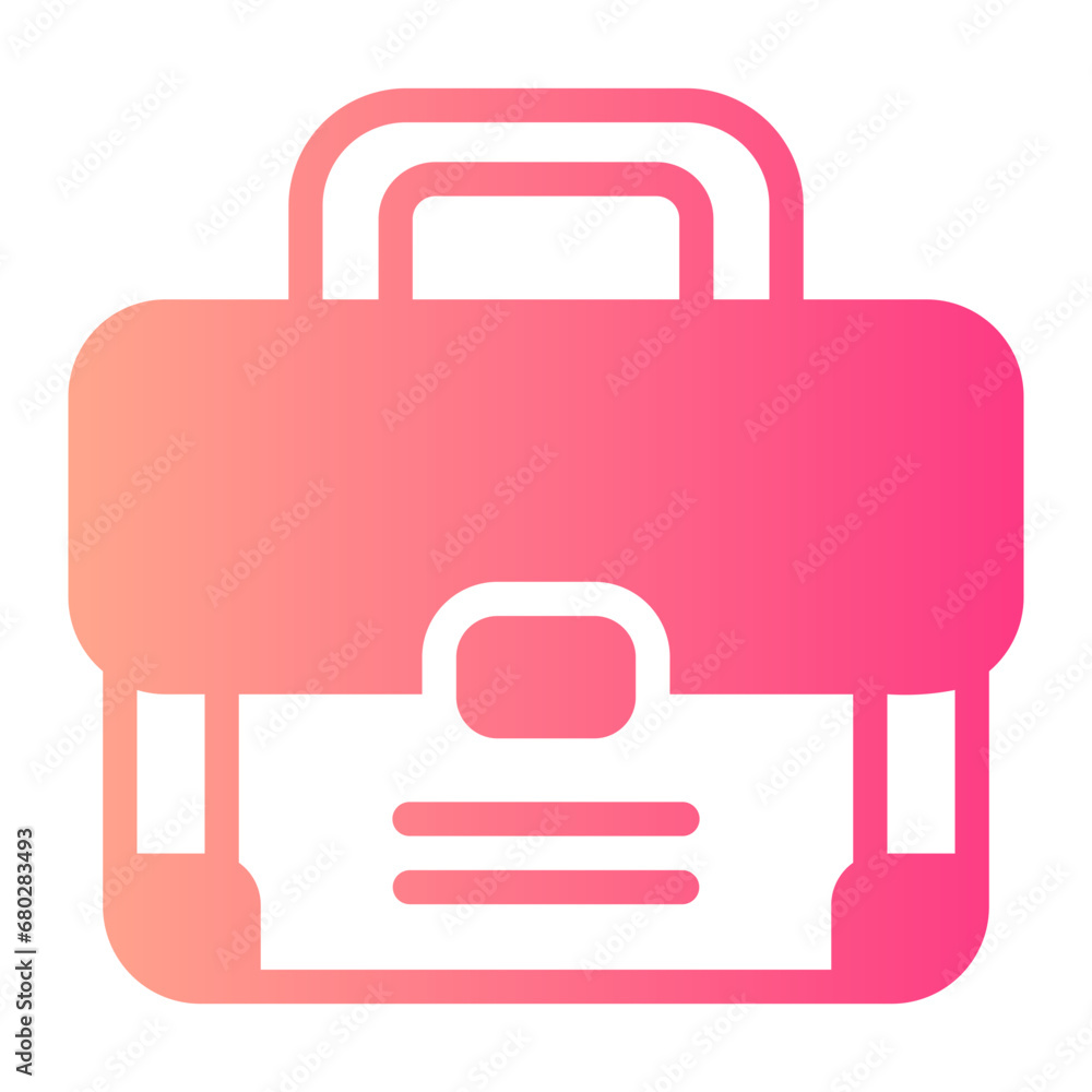 briefcase gradient icon briefcase gradient icon