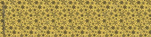 snowflakes  Seamless pattern  Flat line snowing icons, cute snow flakes repeat wallpaper.