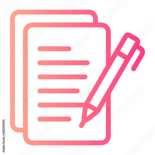 agreement gradient icon