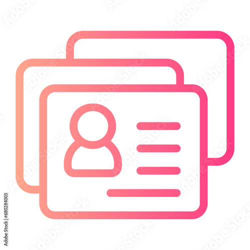 ballot gradient icon