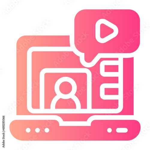 webinar gradient icon