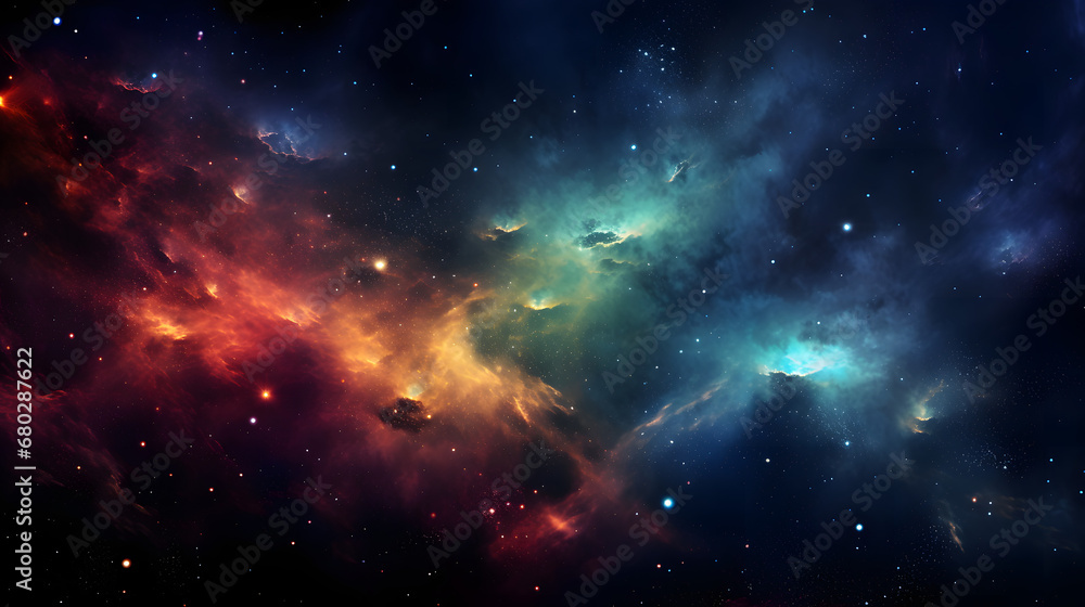 Nebula in the Night Sky