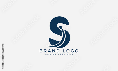 letter S logo design vector template design for brand.
