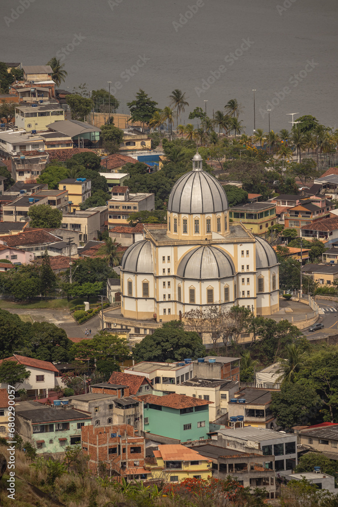 Fototapeta premium igreja na cidade de Vitória, Estado do Espirito Santo, Brasil