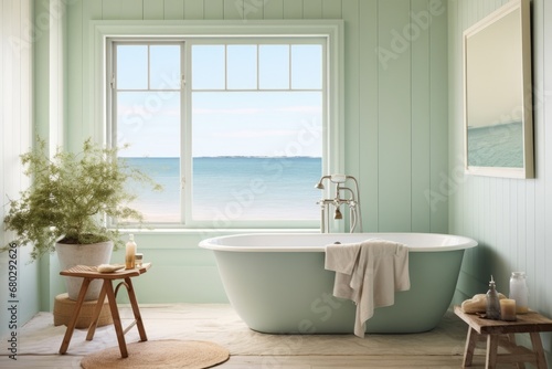 White clean tub home interior house designer apartment luxury bathtub architecture room bathroom modern © SHOTPRIME STUDIO