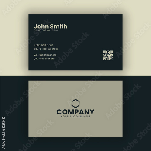 Modern business card template - Luxury business card design template 