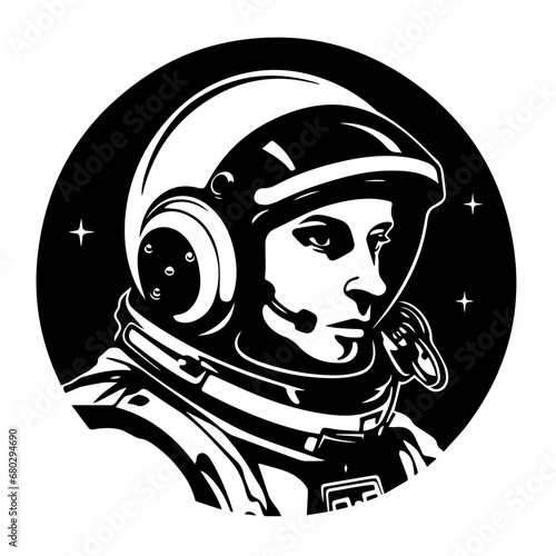 Adventurous Astronaut Vector Illustration
