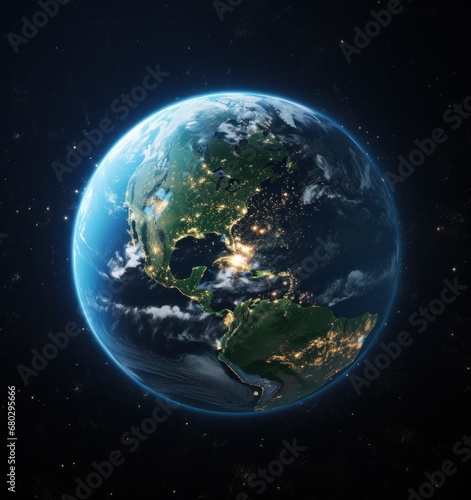 earth on space planet in outer space clipart images