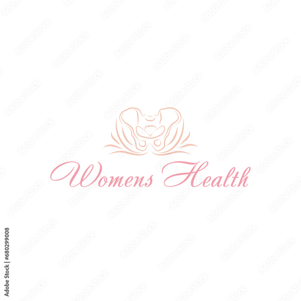 Womens health logo. Vector logo, emblem, label design set. Womens health logo. Vector logo, emblem, label design set.