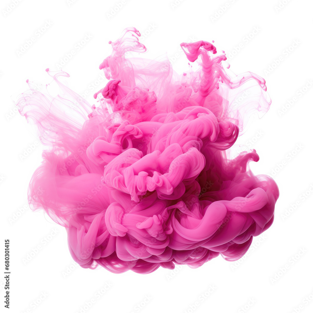 Vibrant Spectrum of Colorful Smoke, Generative AI Vibrant Spectrum of Colorful Smoke, Generative AI