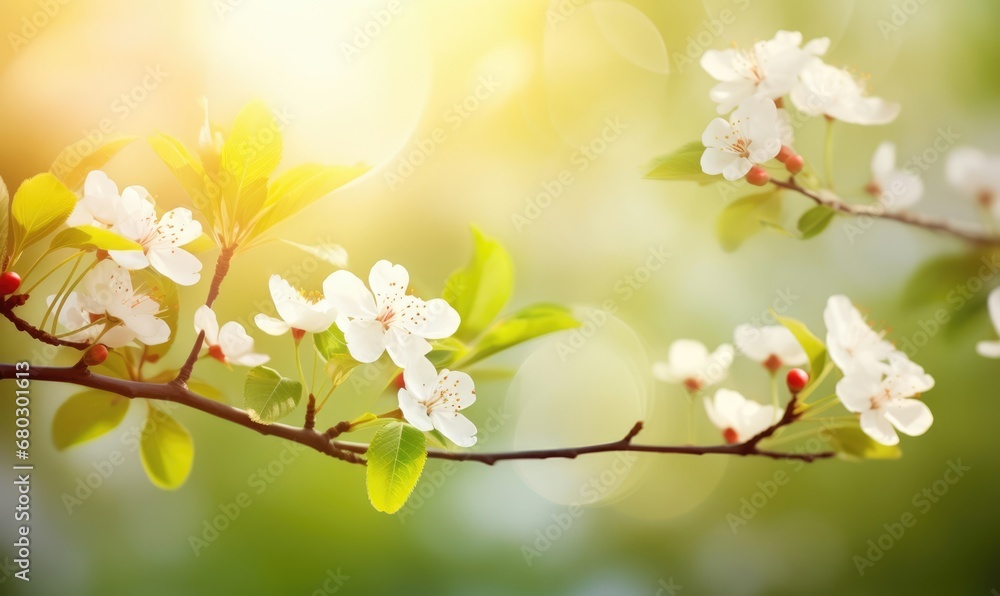Fototapeta premium spring blossom background.