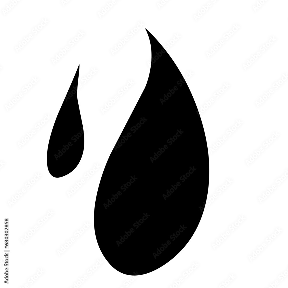 water silhouette icon water silhouette icon