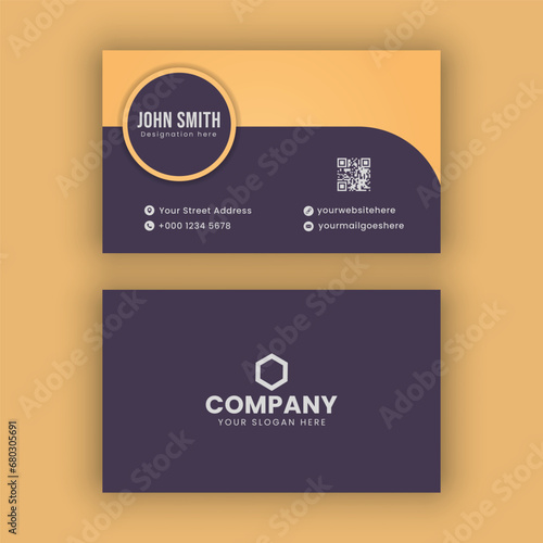 Luxury and elegant business card template - Creative and modern business card template